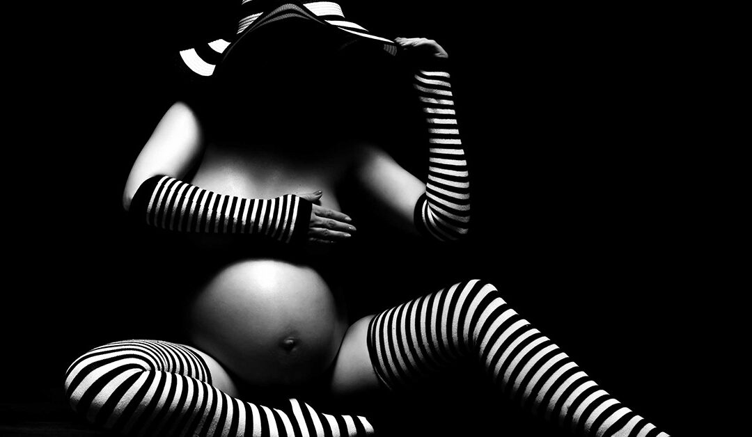 Rachelle Maternity Black and White